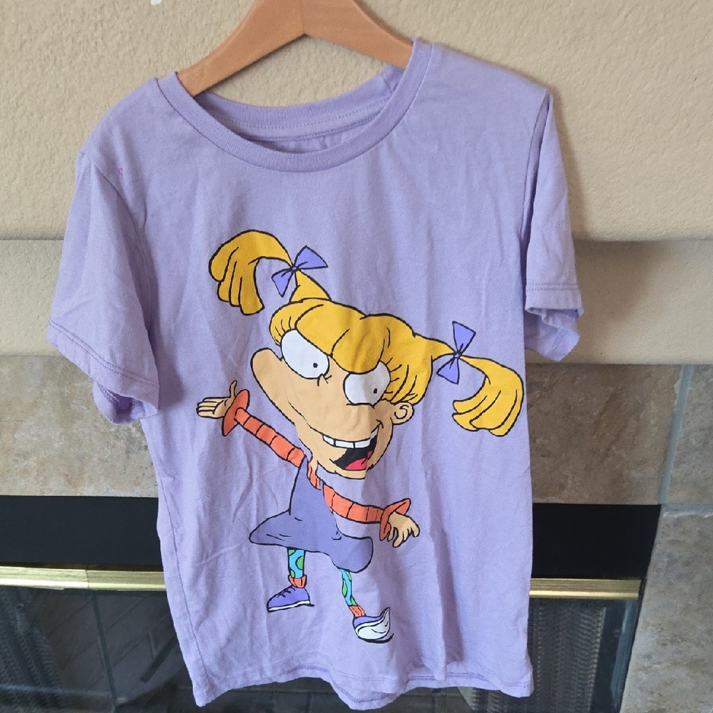 Nickelodeon Lilac T-Shirt with Cartoon Character
